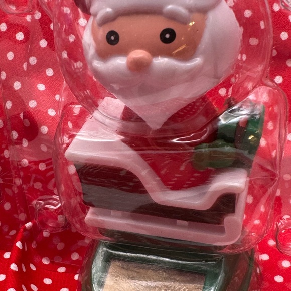 1047-APT Three Holiday Style Christmas Solar Characters Snowman, Santa, Tree New - Picture 5 of 9